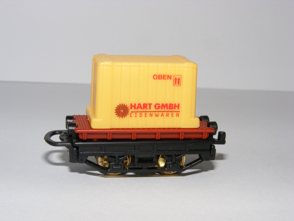 Waggon mit Transportkiste- nápis "HART GMBH"