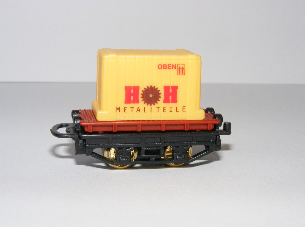 Waggon mit Transportkiste- nápis "HH METALLTEILE"