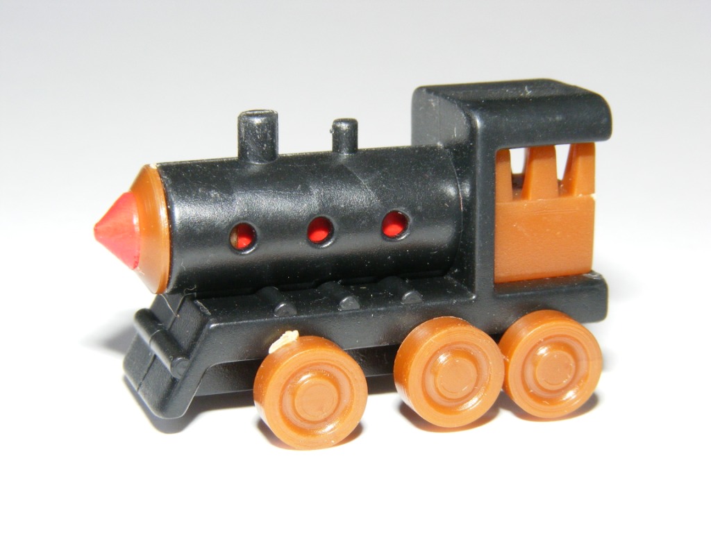 Dampflok 1= červená voskovka